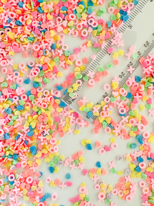 Polymer Clay XOXO Hearts